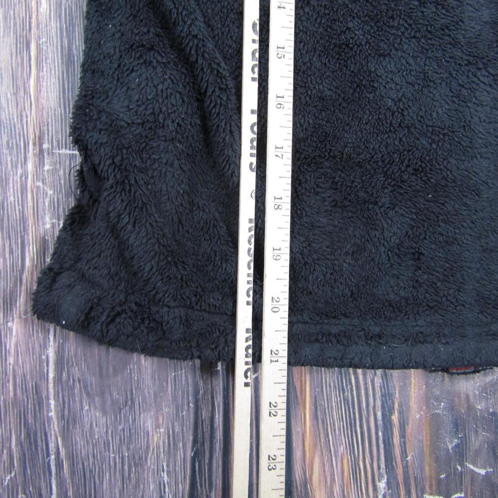The North Face Jacket Womens Small Black Fleece Hooded Full Zip Lined Pockets - Picture 7 of 7